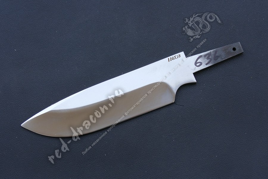 Клинок кованный для ножа 110х18 "DAS636"