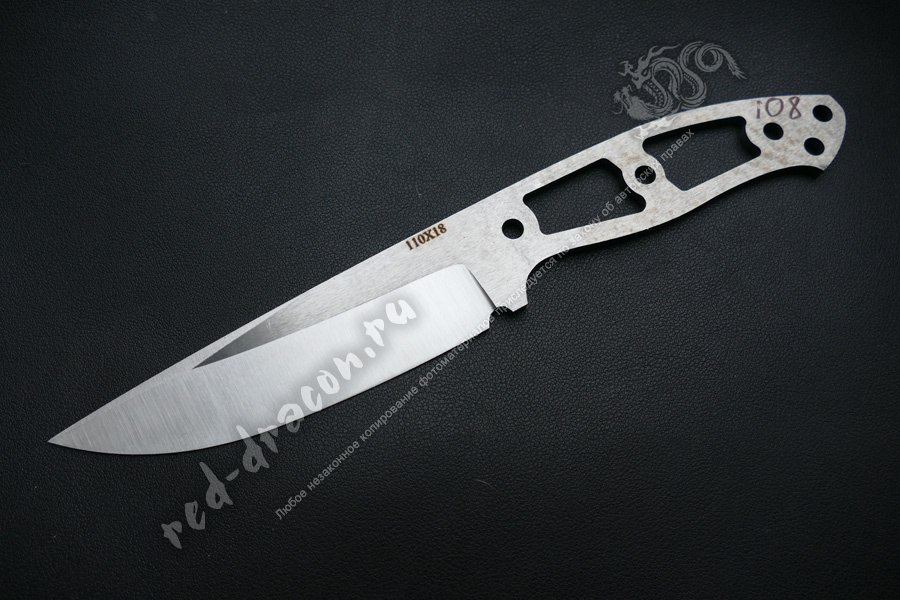Клинок кованный для ножа 110х18 "СПЕЦ-16"